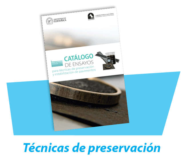 Catálogos de ensayos para Técnicas de Preservación