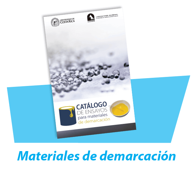 Catálogo de Ensayos para materiales de demarcación